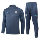 Conjunto Agasalho Treino Manchester City 24/25 - Cinza