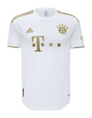 Camisa Bayern de Munique II 2022/2023 Adidas - Branca e Dourado - Retrô
