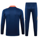 Conjunto Agasalho Treino Manchester United 24/25 - Azul Escuro