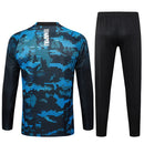 Conjunto Agasalho Treino Napoli 24/25 - Azul e Preto