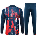 Conjunto Agasalho Treino PSG 24/25 - Azul e Vermelho