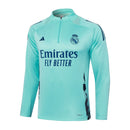 Conjunto Agasalho Treino Real Madrid 24/25 - Azul Turquesa