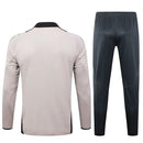 Conjunto Agasalho Treino Real Madrid 24/25 - Cinza Claro