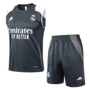 Conjunto Real Madrid Treino Regata 24/25 - Cinza