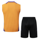 Conjunto Real Madrid Treino Regata 24/25 - Laranja