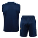 Conjunto Real Madrid Treino Regata 24/25 - Azul Escuro