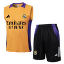 Conjunto Real Madrid Treino Regata 24/25 - Laranja