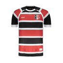 Camisa Santa Cruz I 25/26 -Torcedor Masculina - Listrado em Preto Vermelho e Branco