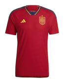 Camisa Espanha I 2022 - Torcedor Adidas Masculina - Vermelha - Retrô