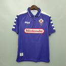 Camisa Fiorentina I 1998/1999 Retrô - Nintendo - Roxa
