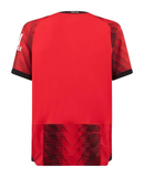 Camisa AC Milan I 23/24 - Torcedor Puma Masculina - Vermelho e Preto
