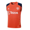 Conjunto Manchester United Treino Regata 24/25 - Laranja