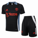 Conjunto Manchester United Treino 24/25 - Preto