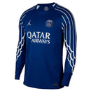 Camisa PSG Jordan IV 24/25 - Manga Longa - Azul
