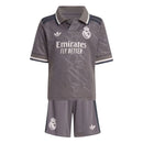 Kit Infantil Real Madrid III 24/25 – Cinza