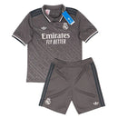 Kit Infantil Real Madrid III 24/25 – Cinza