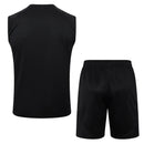 Conjunto Real Madrid Treino Regata 24/25 - Preto