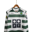 Camisa Sporting I 2001/2002 Manga Longa - Reebok - Retrô