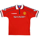 Camisa Manchester United I 1998/1999 - Torcedor Masculina - Vermelha