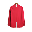 Camisa Manchester United I 2007/2008 Manga Longa - Retrô - Vermelha