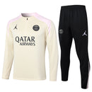 Conjunto Agasalho Treino PSG 24/25 - Bege
