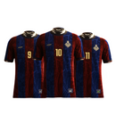 KIT 3 Camisas Barcelona Legends Trio MSN 24/25 - Comma Football Masculino