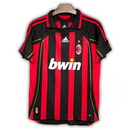 Camisa Milan I 2006/2007 Adidas Torcedor - Vermelha e Preto - Retrô