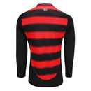 Camisa Flamengo I Manga Longa 25/26 - Vermelha e Preta