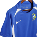Camisa Seleção Brasileira II 2002 Nike - Retrô - Azul
