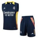 Conjunto Real Madrid Treino Regata 24/25 - Azul Escuro