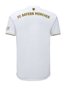 Camisa Bayern de Munique II 2022/2023 Adidas - Branca e Dourado - Retrô