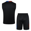 Conjunto Barcelona Treino Regata 24/25 - Preto