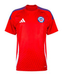 Camisa Chile I 24/25 - Torcedor Adidas Masculina - Vermelho