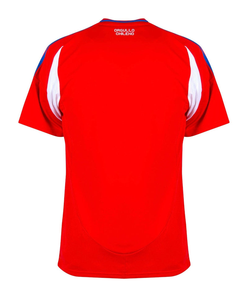 Camisa Chile I 24/25 - Torcedor Adidas Masculina - Vermelho