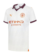 Camisa Manchester City II 23/24 Torcedor Puma Masculina - Branco e Vinho