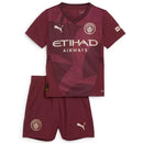 Kit Infantil Manchester City III 24/25 – Vinho
