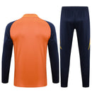 Conjunto Agasalho Treino Manchester United 24/25 - Laranja