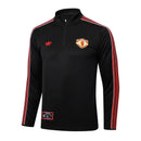Conjunto Agasalho Treino Manchester United 24/25 - Preto e Vermelho