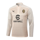Conjunto Agasalho Treino Milan 24/25 - Bege