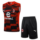 Conjunto Milan Treino Regata 24/25 - Vermelho