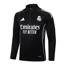 Conjunto Agasalho Treino Real Madrid 25/26 - Preto