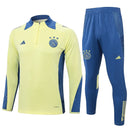 Conjunto Agasalho Treino Ajax 24/25 - Amarelo
