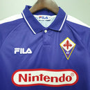 Camisa Fiorentina I 1998/1999 Retrô - Nintendo - Roxa