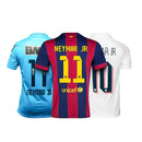 Kit Camisas "Neymar Prime" (Santos 12/13 - Barcelona 14/15 - PSG 19/20)
