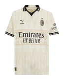 Camisa AC Milan Pleasures 23/24 - Torcedor Puma - Bege