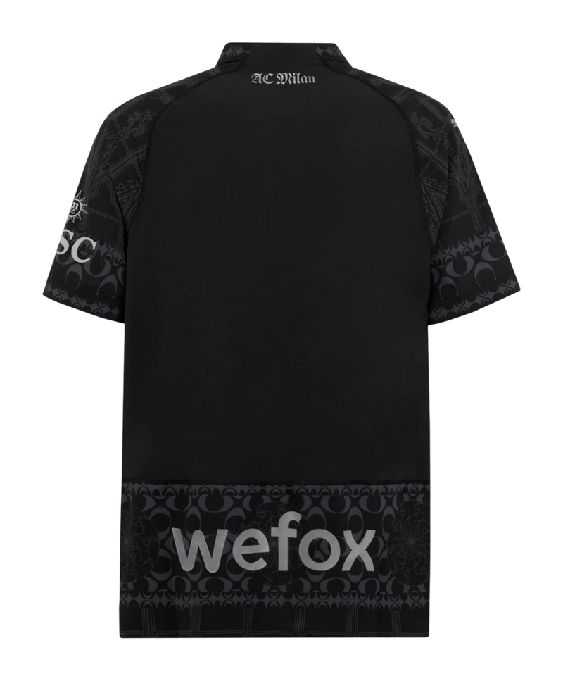 Camisa AC Milan Pleasures 23/24 - Torcedor Puma - All Black