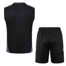 Conjunto Manchester United Treino Regata 24/25 - Preto
