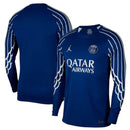 Camisa PSG Jordan IV 24/25 - Manga Longa - Azul