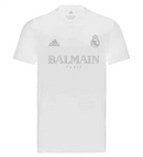 Camisa Real Madrid Balmain - Torcedor Adidas Masculina - Branca