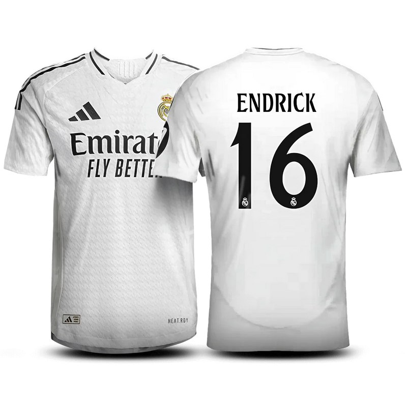 Camisa Real Madrid I 24/25 – ENDRICK 16